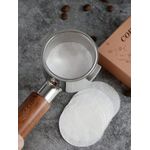 product_image_name-Generic-100 Pièces Filtre À Café Rond Blanc, Papier Filtre Universel Pour Cafetière-6