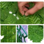 product_image_name-Generic-clôture panneaux pour terrasse feuilles de lierre,(3X1)m Clôture murale en lierre artificiel,toile de fond anti-UV, balcon,jardin, arrière-cour, décoration murale verte intérieure et extérieure-3