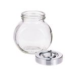 product_image_name-Generic-Ensemble de Bocaux en Verre Transparent avec Couvercles Argentés-3