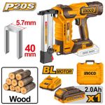 Ingco Agrafeuse À Couronne Sans Fil