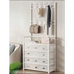 product_image_name-Generic-وحدة رفوف الأحذية والمعاطف متعددة الوظائف - 16 زوجًا، قماش مقاوم للماء، مضاد للغبار-4