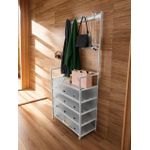 product_image_name-Generic-وحدة رفوف الأحذية والمعاطف متعددة الوظائف - 16 زوجًا، قماش مقاوم للماء، مضاد للغبار-6