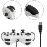 product_image_name-Generic-Manette USB pour PC manette PS3 + Moteur à double Vibration - Blanc-2