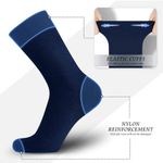 product_image_name-Generic-Super 8 paires chaussettes pour chaussures d'affaires hommes sont légères-2