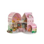 product_image_name-Generic-Puzzle 3D Maison Charmante Couleur Rose-1