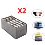 product_image_name-Generic-Lot de 2 organiseur de penderie avec poignée,Boîte de rangement Pliable,Panier de Rangement Pour jeans,pantalons,chemises,-1