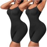 product_image_name-Generic-Combinaison sans couture ,Ventre plat , vêtement sculptant, mi-cuisse, pour femmes-4