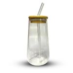 product_image_name-Generic-Verre à Boisson Original en Verre Borosilicaté avec Couvercle et Paille-3