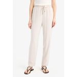 product_image_name-Defacto-Pantalon droit taille haute avec poches en tissu Belmando-4