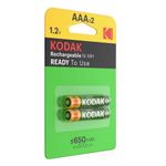 product_image_name-Kodak-2 بطاريات قابلة للشحن 650 مللي أمبير - AAA / LR03 1.2V-2