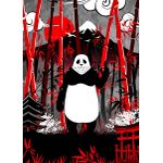 Panda jujutsu kaisen  Style 8 Poster Chambre Haute Qualité