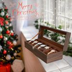 product_image_name-Generic-Boîte à Montres en bois à 6 Emplacements, Coffre à Montres avec Couvercle en Verre et Coussins Amovibles en Velours, Boite a Montre Homme, femme, Cadeau pour Anniversaire.-5