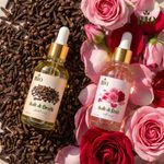 Bio Huile de Girofle 50 ml et Huile de Rose 50 ml soin naturel usage peau et cheveux