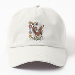 Dessin animé de film rétro casquette blanc unique