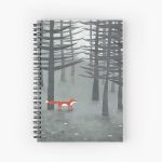 The Fox and the Forest Spiral Notebook Bloc note