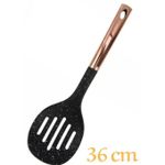 product_image_name-Generic-Cuillère de cuisine élégante avec tête noire et manche en laiton-1