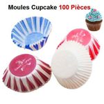 product_image_name-Generic-Moule à Cupcake multicoleur, 100 pièces - Tasses de cuisson rond pour Mouffins-1