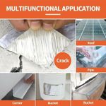 product_image_name-Generic-Ruban adhésif imperméable - Ruban en feuille d'aluminium pour fuites de toiture, joints de fenêtre, ruptures de tuyaux - Ruban de réparation étanche à adhésif puissant pour extérieur (10 x 500 cm)-4