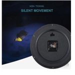 product_image_name-Generic-Horloge Murale Or Silencieuse Sweep Quartz-2