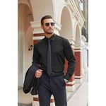 product_image_name-Generic-قمصان رسمية للرجال بقصة عادية، أكمام طويلة، قابلة للتمدد ومزودة بأزرار أمامية-2