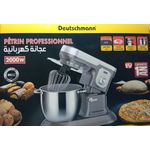 product_image_name-Deutschmann-Pétrin Multifonctions En Acier Inoxydable 2000W - 7 L - Écran LCD-1