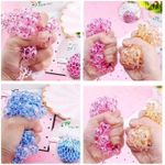 4 boules de raisin brillantes créative de décompression jouet antistress