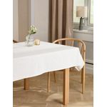 product_image_name-Generic-Nappe de table 140x240 cm - Couleur Blanche - Coton & Lin-1