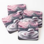 product_image_name-Generic-4 Dessous de Verre Le serpent blanc sous tasse unique -1