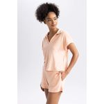 product_image_name-Defacto-تي شيرت نص كم من قماش المنشفة بياقة بولو-4