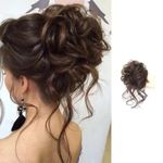 product_image_name-Generic-Chignon synthétique, Chignon en désordre, Pince à griffes, Morceau de cheveux bouclés ondulés, Extensions de queue de cheval, Scrunchie postiches pour les femmes-1