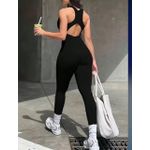 product_image_name-Generic-Combinaison  de Sport Chic  Pour Femmes. Couleur Noir-2