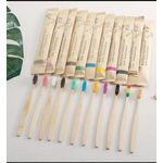 product_image_name-Generic-Natural Bamboo Tooth-brush with Soft Charcoal bristles - فرشاة أسنان طبيعية مصنوعة من الخيزران و شعيرات الفحم الناعمة-2