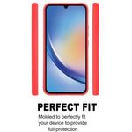 product_image_name-Generic-حافظة سيليكون ممتازة لجهاز سامسونج جالاكسي A34 5G (أحمر)-2