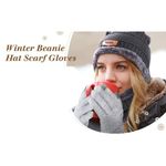 product_image_name-Generic-طقم وشاح وقبعة شتوية صوفية سميكة للرجال والنساء ، قبعات دافئة محبوكة من الصوف السميك، طربوش ساخن مع وشاح لتدفئة الرقبة-2