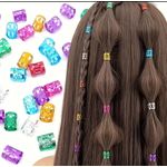 50 pièces Accessoires de Tressage Anneaux pour Cheveux