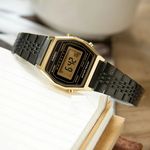 product_image_name-Casio-Montre pour femme bracelet en métal à placage ionique noir-la690wgb-1df-8