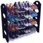 product_image_name-Generic-Super Meuble de Chaussures Empilable en métal 12 Paires / 4-Étages. Rangement-2