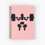 Weightlifting Spiral Notebook Bloc note
