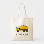 product_image_name-Generic-Tote bag yellow truck trucks construction person Unique, haute qualité-1