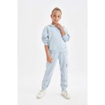 product_image_name-Defacto-سويت شيرت قصة عادية بغطاء للرأس بجيب-4