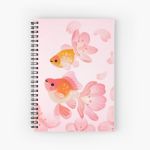 Cherry blossom goldfish 1 Spiral Notebook Bloc note