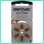 product_image_name-Rayovac-60 piles auditives 312 Extra advanced / pile auditive PR41 / piles pour appareils auditifs / 312AE,A312,DA312,P312,PR312H-2