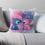 product_image_name-Generic-Pillowcase Stitch Lilo Angel Ohana Disney And Angel - Taie D'oreiller Imprimée-1