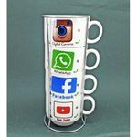 product_image_name-Generic-ensemble de 4 Tasses à Café + porte-gobelet métallique // Logo de facebook, youtube, whatsapp, instagram-7