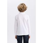 product_image_name-Defacto-تيشيرت بولو ولادي كم طويل بيكة قصة عادية-8