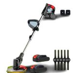 product_image_name-Generic-Débroussailleuse Électrique Sans Fil 21V – 2 Batteries Rechargeables – Avec Accessoires-1