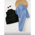 product_image_name-Generic-طقم طفل رضيع للأولاد من 3 قطع: سويت شيرت بقلنسوة من نسيج ناعم، بنطلون بخصر مطاطي، وصديري مبطن بلا أكمام-5