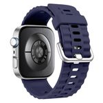 product_image_name-Generic-سوار استبدال من السيليكون الناعم لساعة هواوي وتش فيت 4 برو - أزرق بحري-4