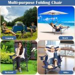 product_image_name-Generic-Chaise Relax Bleu Pliable pour Plage et Terrasse-1