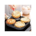 product_image_name-Generic-مقلاة بان كيك وأومليت غير لاصقة ذات 4 فتحات، قالب فطيرة مقلاة-2
